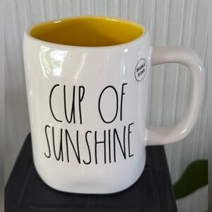 RAE DUNN  CUP OF SUNSHINE DOUBLE-SIDED DESIGN ARTISAN COLLECTION COFFEE MUG